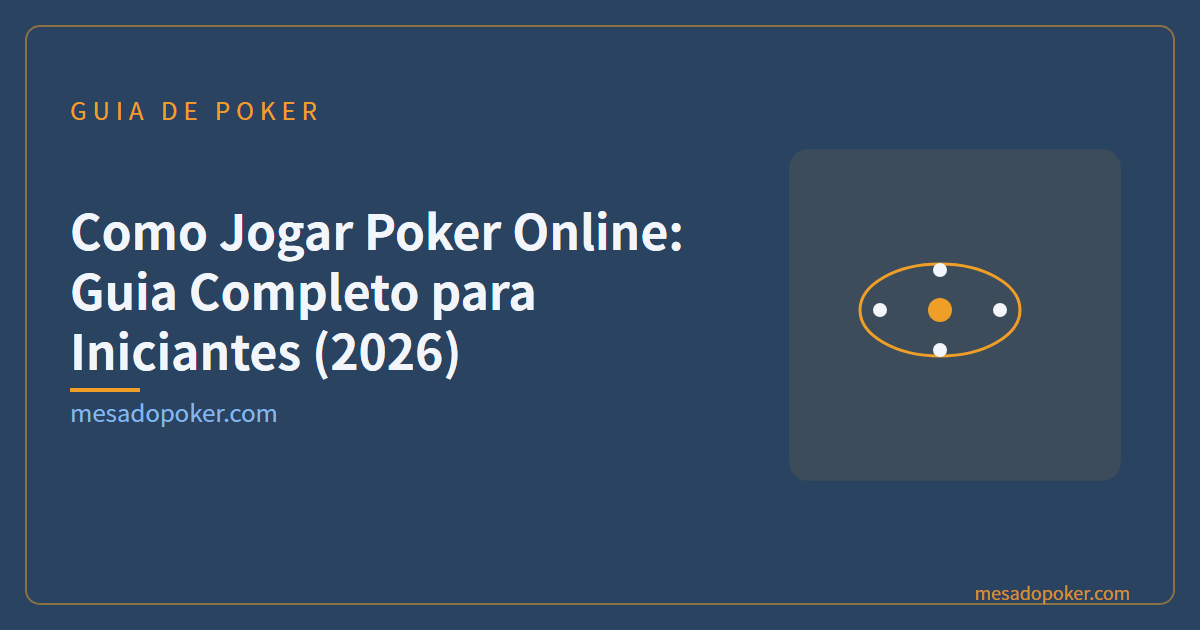 Como Jogar Poker Online: Guia Completo para Iniciantes (2026)